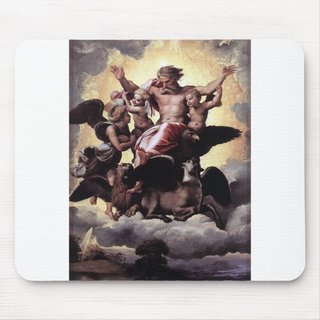 Tapis De Souris Ezekiel's Vision - Raphael - 1518 (Devant)