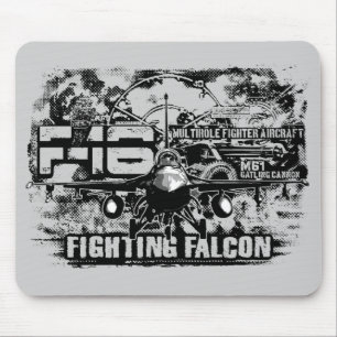 Tapis De Souris F-16 Faucon combattant