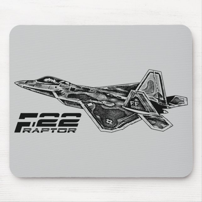 Tapis De Souris F-22 RAPTOR Mousepad (Devant)