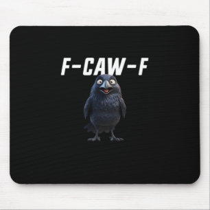 Tapis De Souris F Caw F Corbeau Style Créatif Amusant