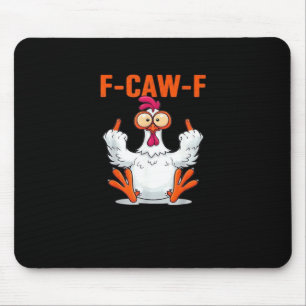 Tapis De Souris F-Caw-F Funny Chicken Classique Minimaliste Propre
