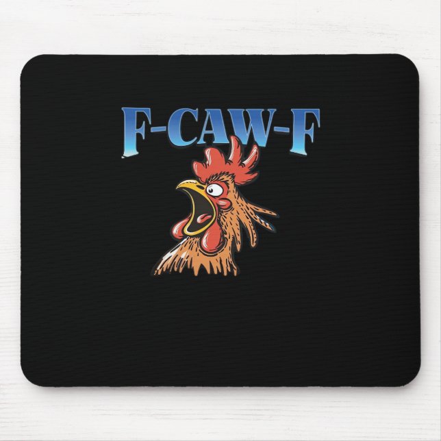 Tapis De Souris F-Caw-F Poulet Classique Cool Unique (Devant)
