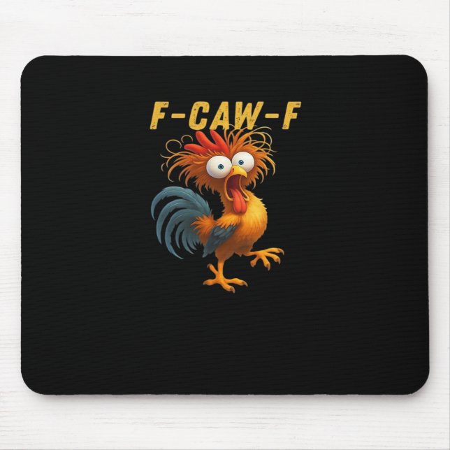 Tapis De Souris F-Caw-F-Poulet Essentiel Rétro Classique (Devant)