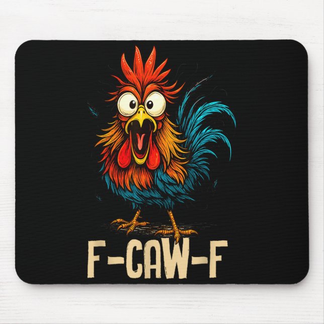 Tapis De Souris F-caw-f Poulet Fcawf Coq Café  (Devant)