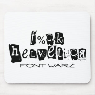 Tapis De Souris F%ck Helvetica Pad