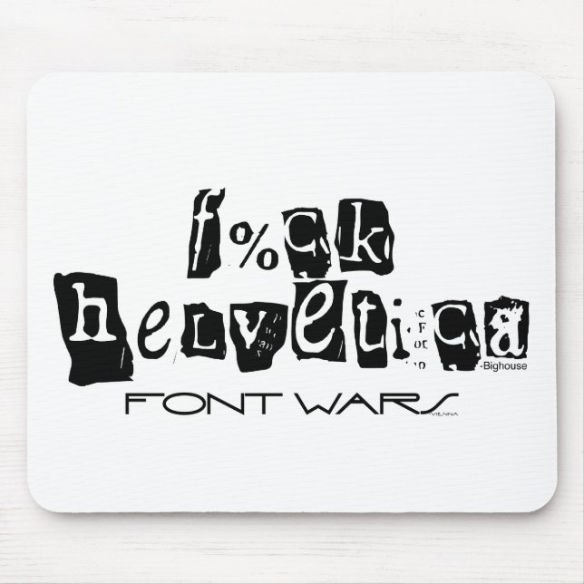 Tapis De Souris F%ck Helvetica Pad (Devant)
