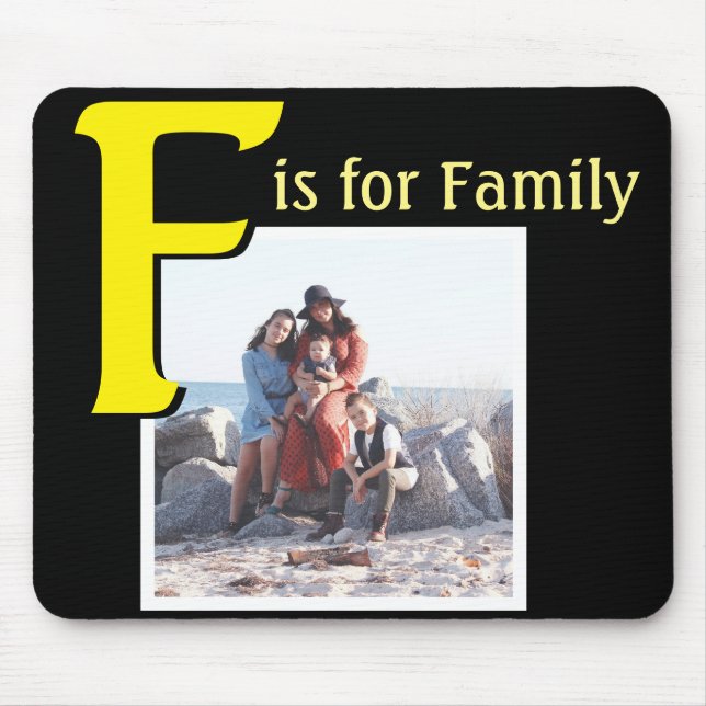 Tapis De Souris F pour la famille (Devant)