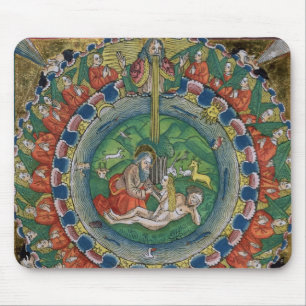 Tapis De Souris Fac-similez la copie du 2h22 Ève créée par Dieu,