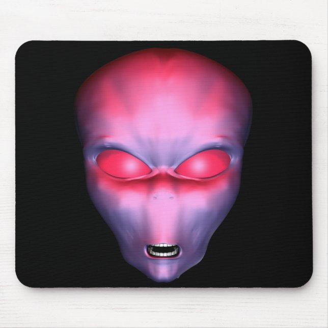 Tapis De Souris Face Alien rouge (Devant)