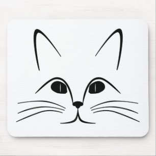TAPIS DE SOURIS FACE CAT