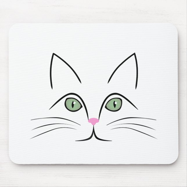 Tapis De Souris Face de chat (Devant)
