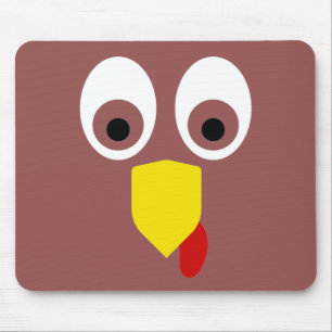 Tapis De Souris Face Turquie de l'action de grâces