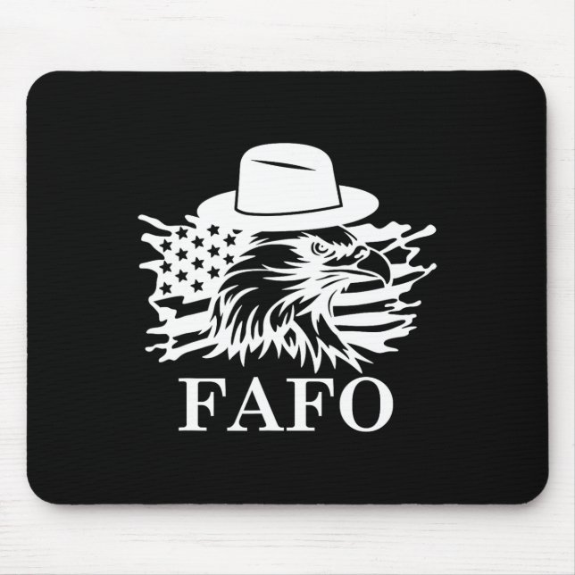 Tapis De Souris Fafo Trump Drapeau Américain  (Devant)