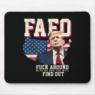 Tapis De Souris Fafo Trump États-Unis Carte Drapeau Américain