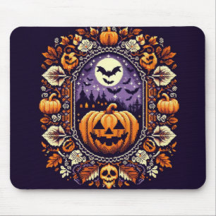 Tapis De Souris Fair Isle/Colorwork Vintage Halloween/automne