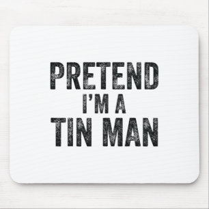 Tapis De Souris Faire comme si je suis un homme mince Halloween Fa