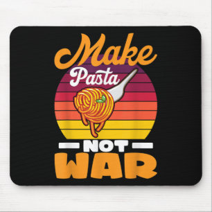 Tapis De Souris Faire des pâtes non Guerre I Mac & Fromage I P