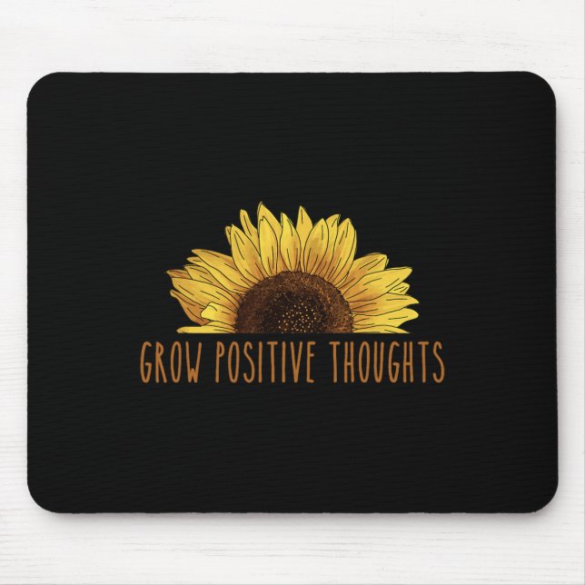Tapis De Souris Faire grandir des pensées positives Cadeau de bont (Devant)