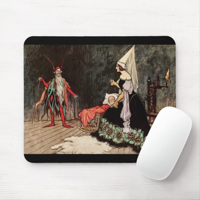 Tapis De Souris Fairy Tale Sleeping Beauty (Avec souris)