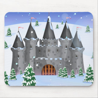 Tapis De Souris Fairytail Castle Neige d'hiver