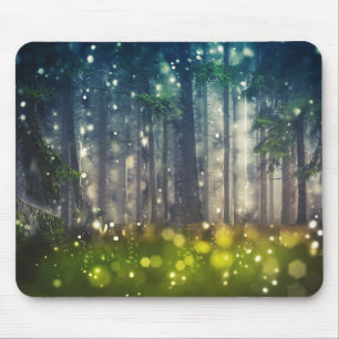 Tapis De Souris Fairytale Forest Tree Nature Paysage Art