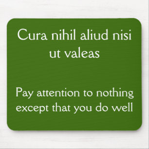 Tapis De Souris Fais attention, fais de ton mieux