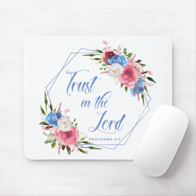 Tapis De Souris Fais Confiance au Seigneur (Avec souris)