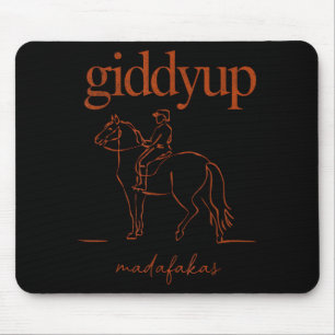 Tapis De Souris Fais galoper bande d'idiots Jour de derby rétro Co