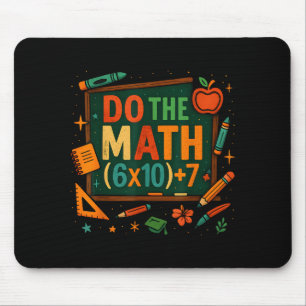 Tapis De Souris Fais Le Calcul 67 Équation Drôle Tableau École Ar