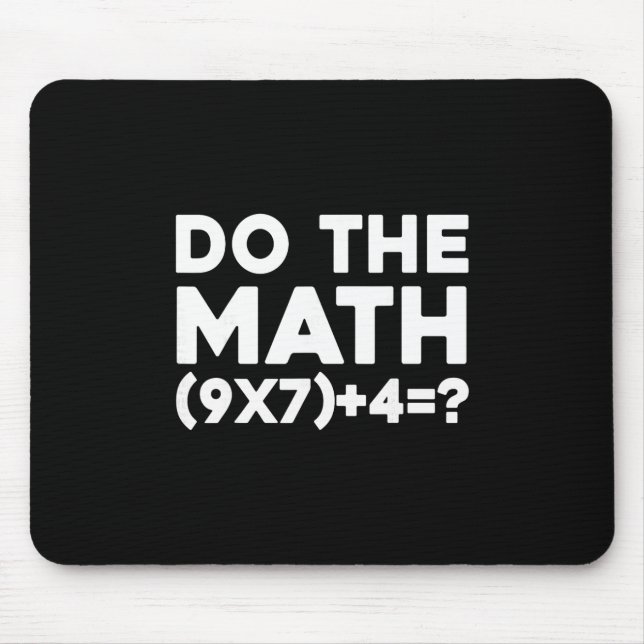 Tapis De Souris Fais Le Calcul 67 Meme 1  (Devant)