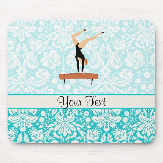 Tapis De Souris Faisceau d'équilibre de gymnastique (Devant)