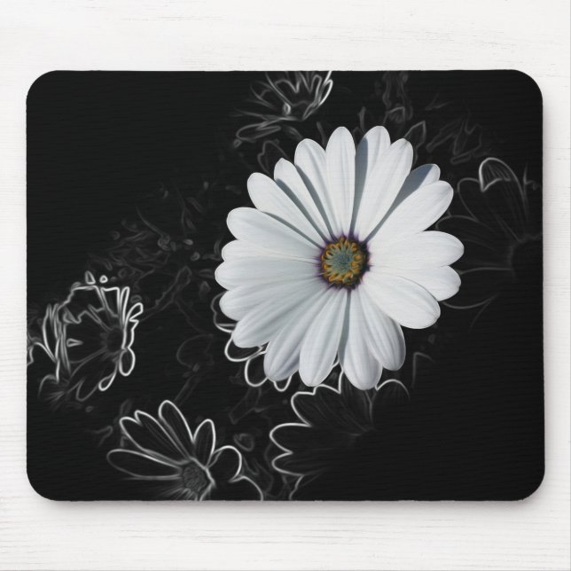 Tapis De Souris Faisceaux et nuances de gris (Devant)