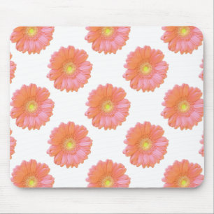 Tapis De Souris Faisée de gerbera orange