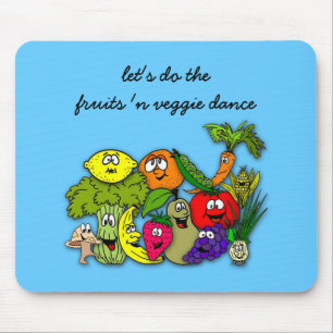 Tapis De Souris faisons la danse des fruits et légumes