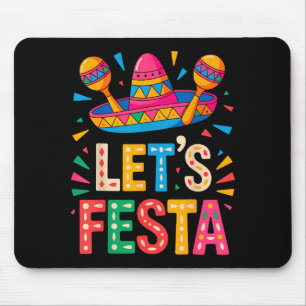 Tapis De Souris Faisons la fête cinco de mayo