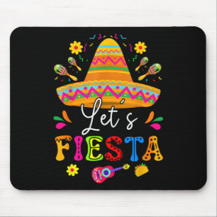 Tapis De Souris Faisons la Fête Cinco De Mayo Fête Mexicaine Guita