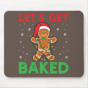 Tapis De Souris Faisons-nous cuire pain d'épices Noël biscuit Baki