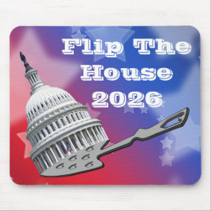 Tapis De Souris Faisons voter la Chambre en bleu 2026