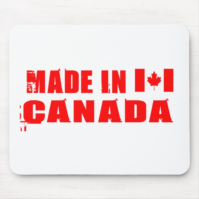 Tapis De Souris Fait au Canada (Devant)