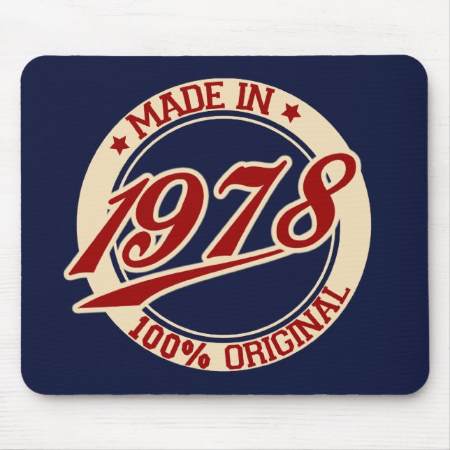 Tapis De Souris Fait En 1978 (Devant)