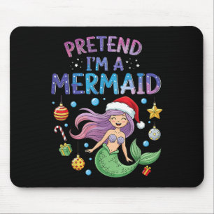 Tapis De Souris Faites comme si je suis une fille costumée d'Hallo