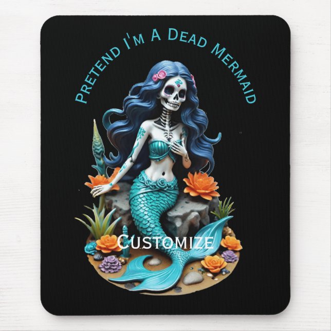 Tapis De Souris Faites comme si je suis une sirène morte Thunder_C (Devant)