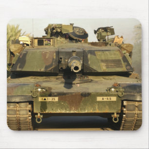 Tapis De Souris Faites mon char de bataille du jour M1A1Abrams