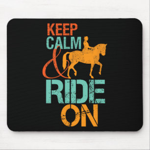 Tapis De Souris Faites Une Promenade Calme À Cheval Pour Les Amate