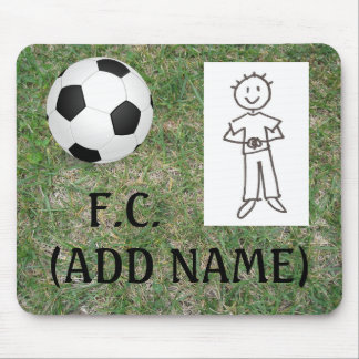 Tapis De Souris Faites votre propre club Mousepad du football