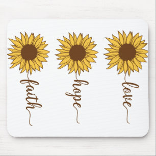 Tapis De Souris Faith Hope Love