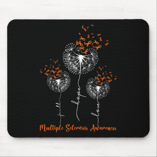 Tapis De Souris Faith Hope Love Dandelion Multiple Sclerosis Aware