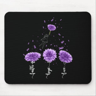 Tapis De Souris Faith Hope Love Purple Sunflower Overdose Awards
