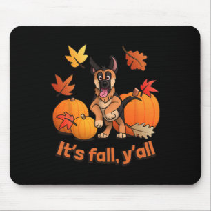 Tapis De Souris Fall Yall German Shepherd Puppy