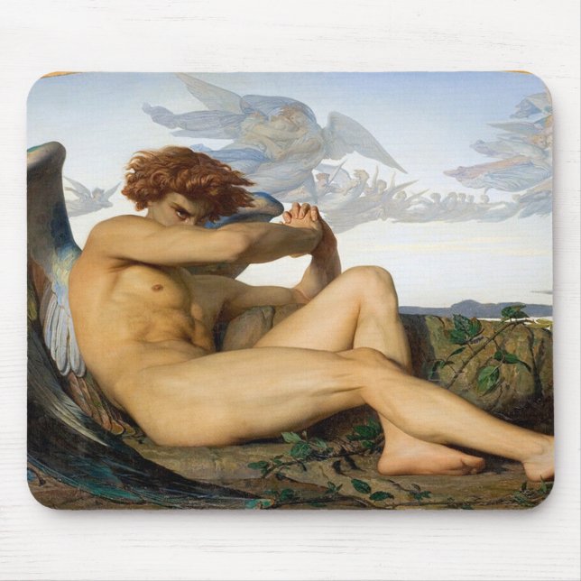 Tapis De Souris Fallen Angel Alexandre Cabanel Original (Devant)